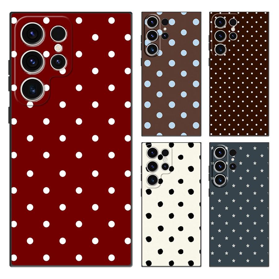 Phone Cases Galaxy S23 - Retro Polka Dots Funda Phone Cover