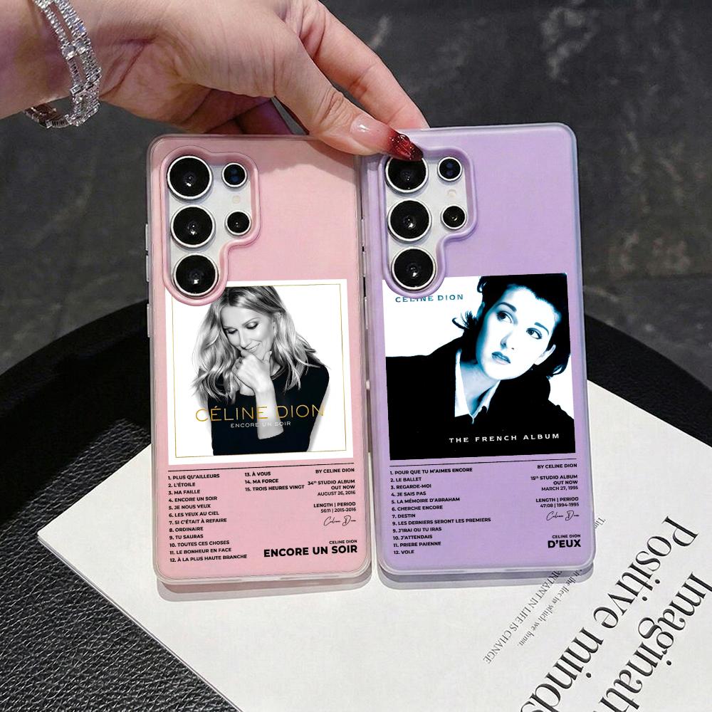 Phone Cases With Card Holder - Singer C-Celine D-Dion Phone Case 2-in-1