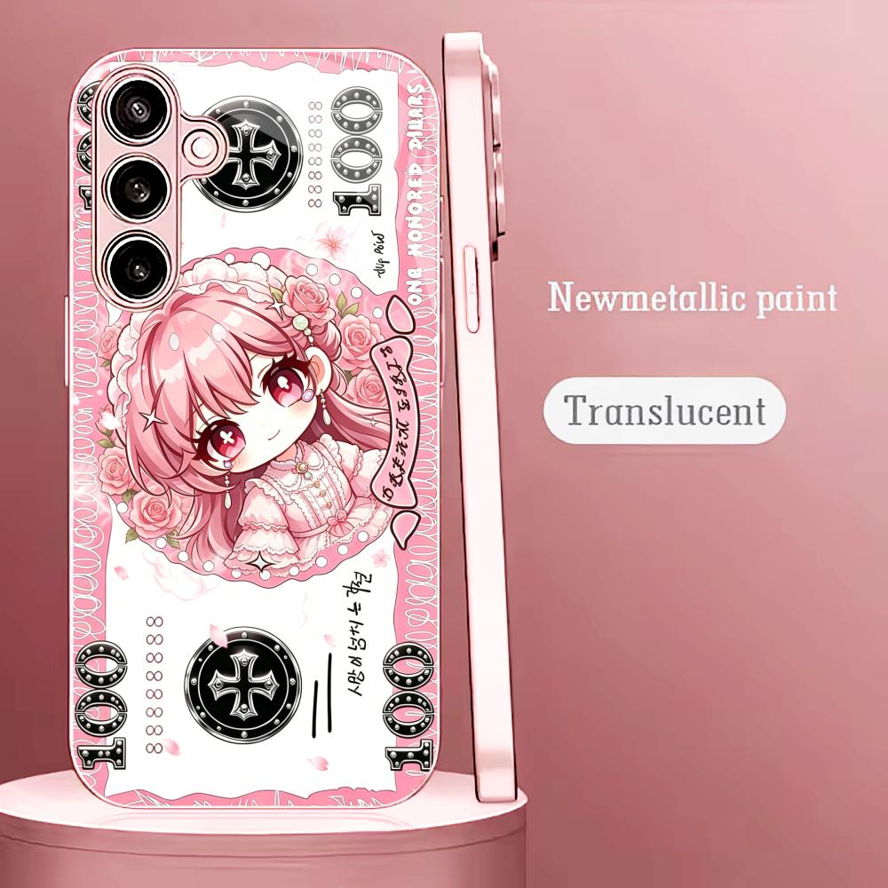 Phone Cases Quad Lock - Cute Japanese comic banknote phone case