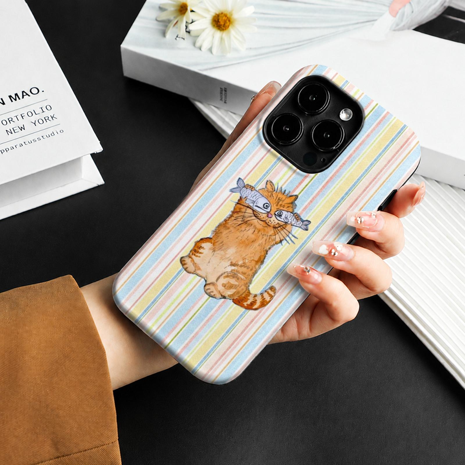 Phone Cases Cute - Cute Striped Pattern Phone Case For