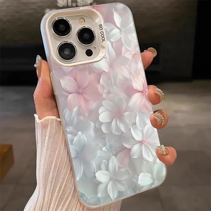 Phone Cases Iphone 14 - Pink Flower Case for iPhone 15Pro