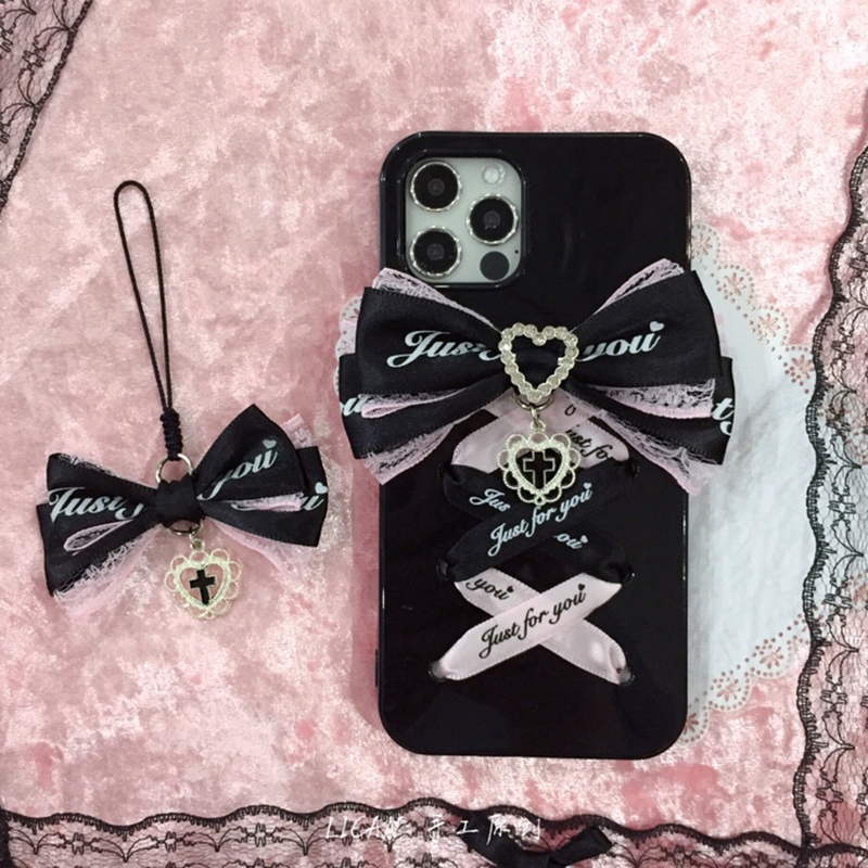Phone Cases Junk - Jirai Kei Ribbon Bow Phone Case