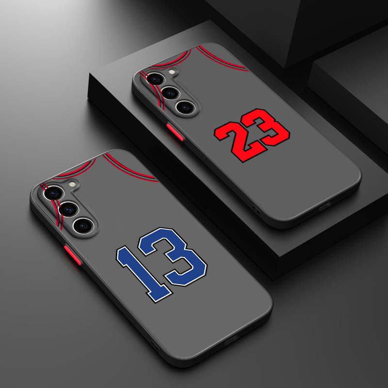 Phone Cases Jersey - Jersey Number 23 Cover For Samsung