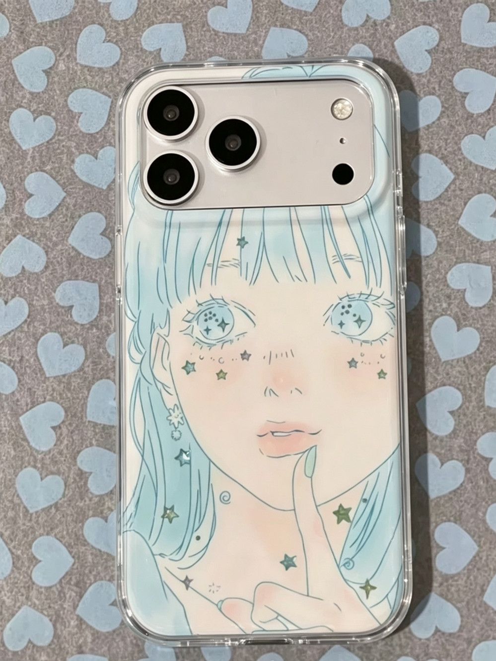 Phone Cases For Girls - Y2k Japan INS Blue Cute Cartoon