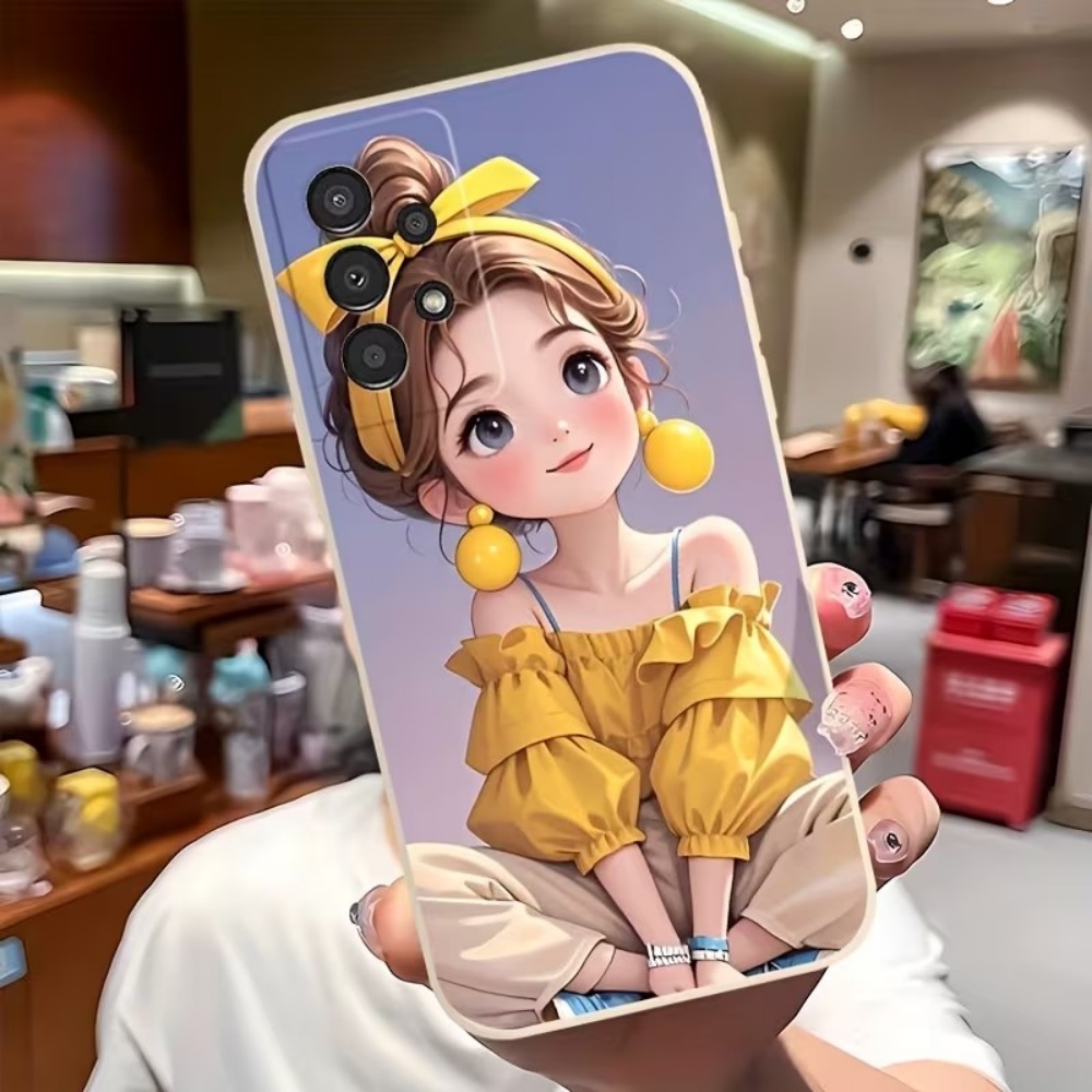 Phone Cases Cute - Cute Cartoon Girl Pattern Design Phone