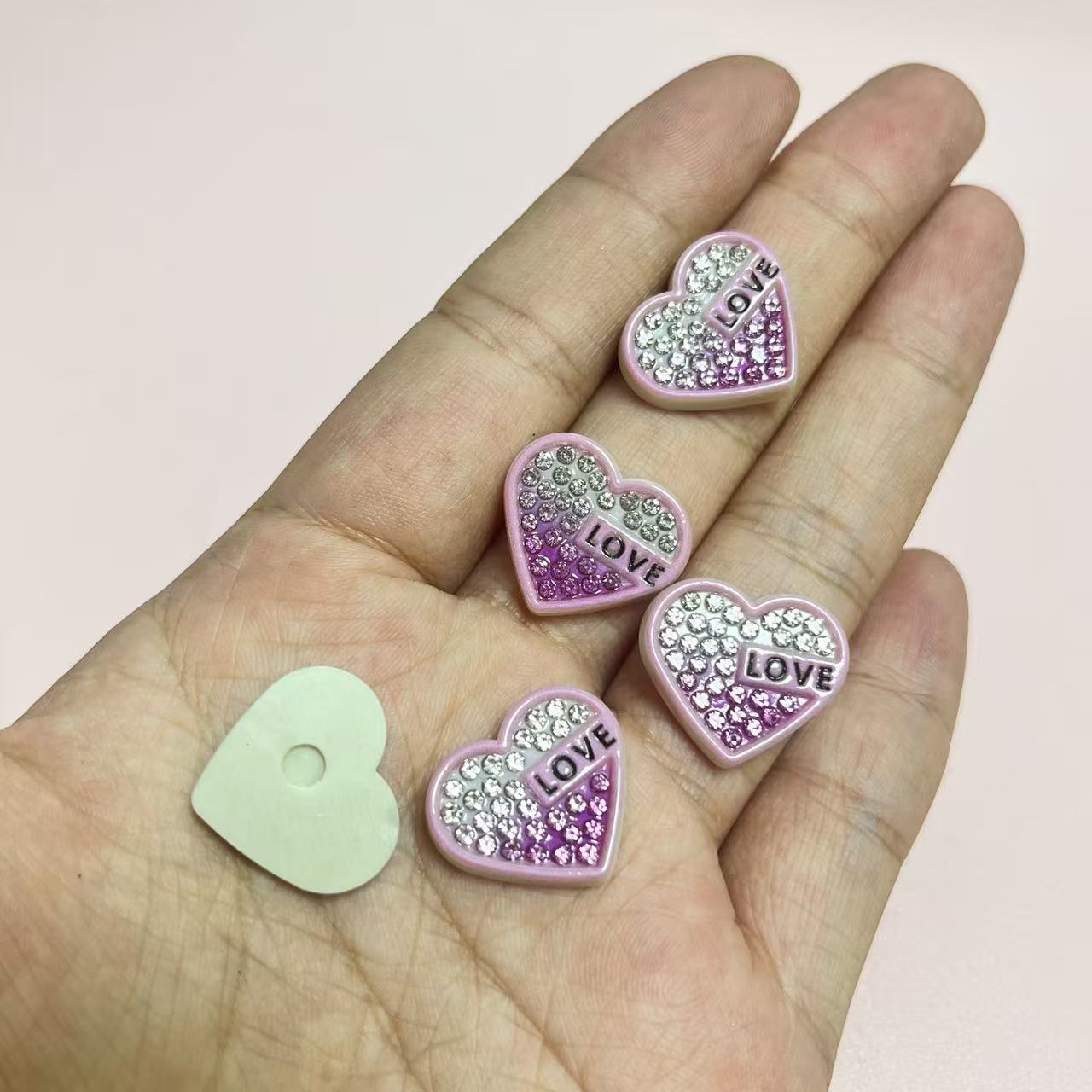 Phone Cases Junk - 10Pcs Y2K Sweet Purple Resin Hairpin