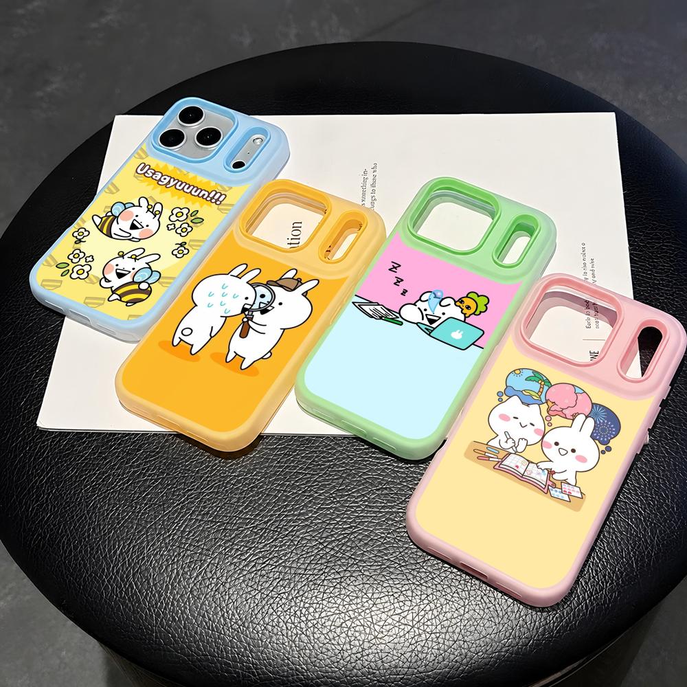 Phone Cases Holder - Usagyuuun Rabbit Cute Phone Case 2-in-1