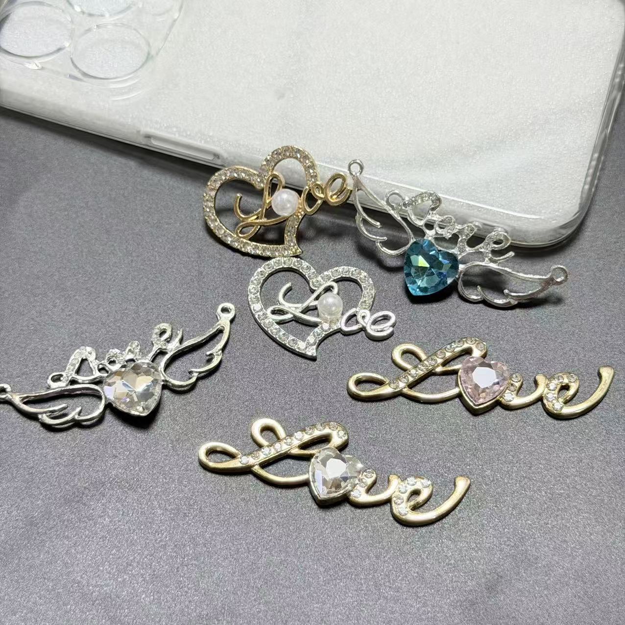 Phone Cases Junk - 2Pcs Y2K Spring Luxury Noble English