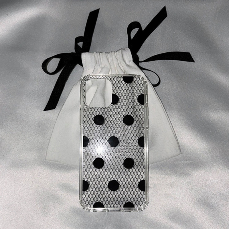 Phone Cases For Girls - Ins Sexy Girl Wave Point Lace