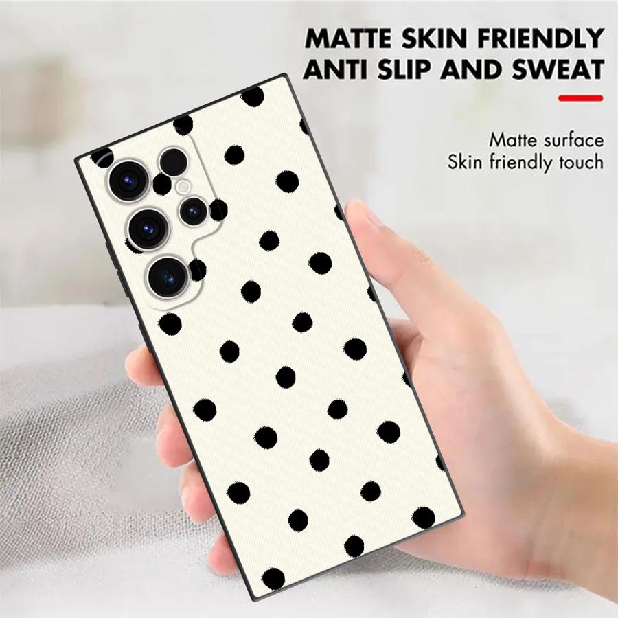 Retro Polka Dots Funda Phone C - đánh giá và giá Phone Cases Galaxy S23