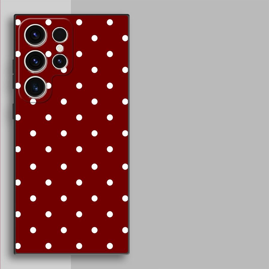 Retro Polka Dots Funda Phone C - đánh giá và giá Phone Cases Galaxy S23