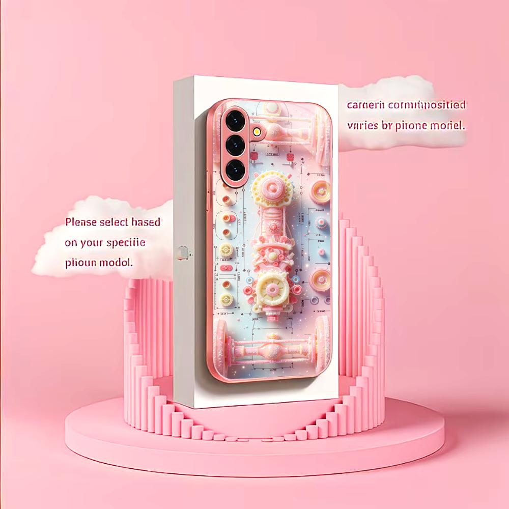 Pink Candy Mechanical phone ca - đánh giá và giá Phone Cases Quad Lock