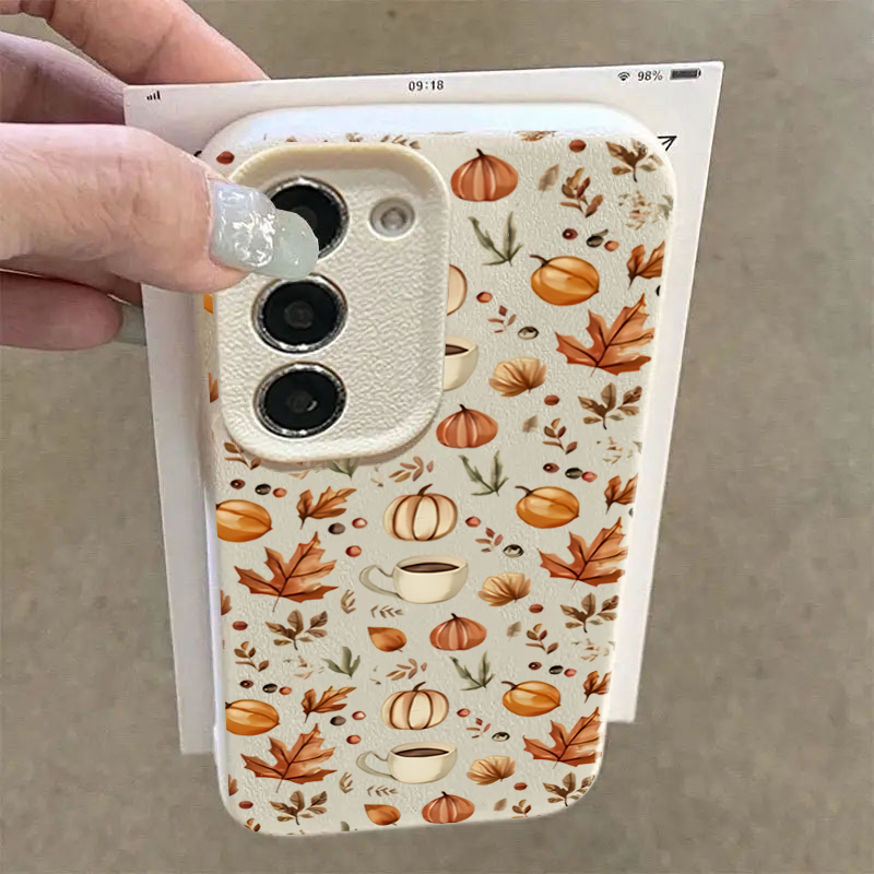 Autumn Pumpkin Coffee Illustra - đánh giá và giá Phone Cases Galaxy S23
