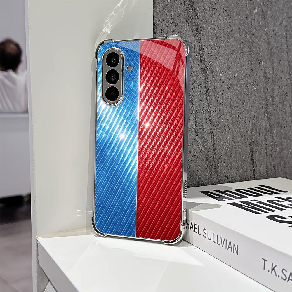 Red and blue carbon fiber phon - đánh giá và giá Phone Cases Quad Lock