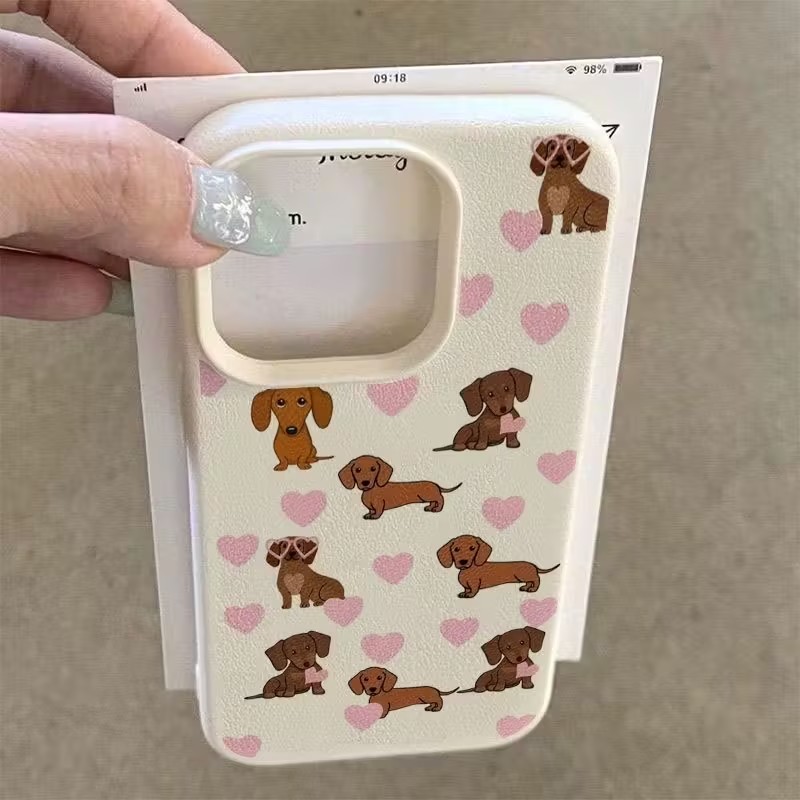 For iPhone 16 Case Dachshund B - đánh giá và giá Phone Cases Cute
