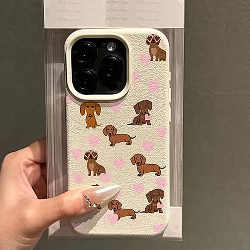 For iPhone 16 Case Dachshund B - đánh giá và giá Phone Cases Cute