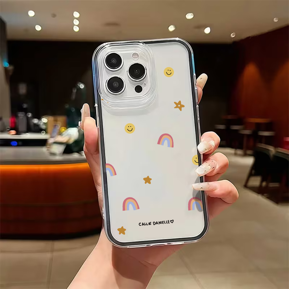 Cute Rainbow Clear Phone Case  - đánh giá và giá Phone Cases Cute