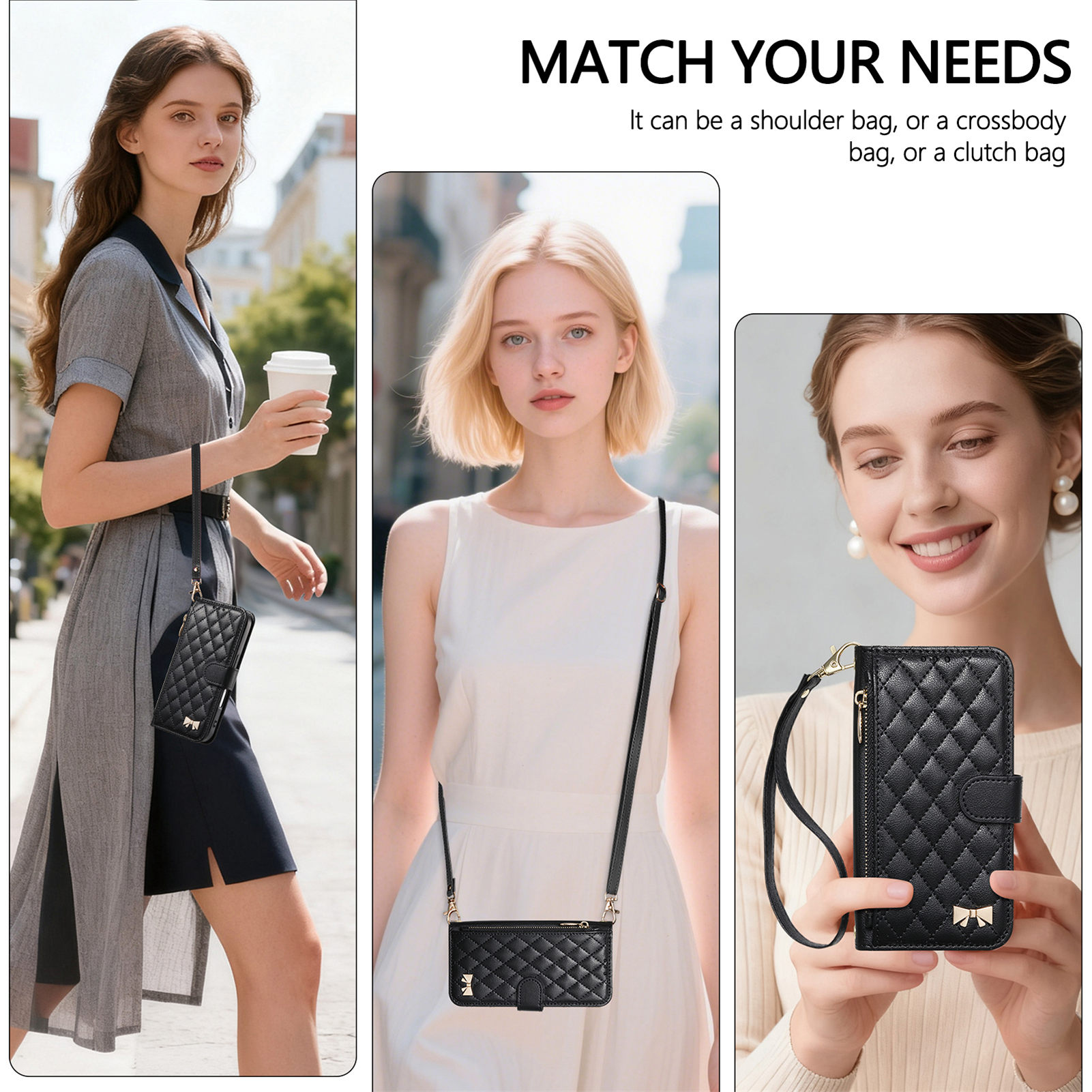 PU Leather Zipper Crossbody Wr - đánh giá và giá Phone Cases With Card Holder