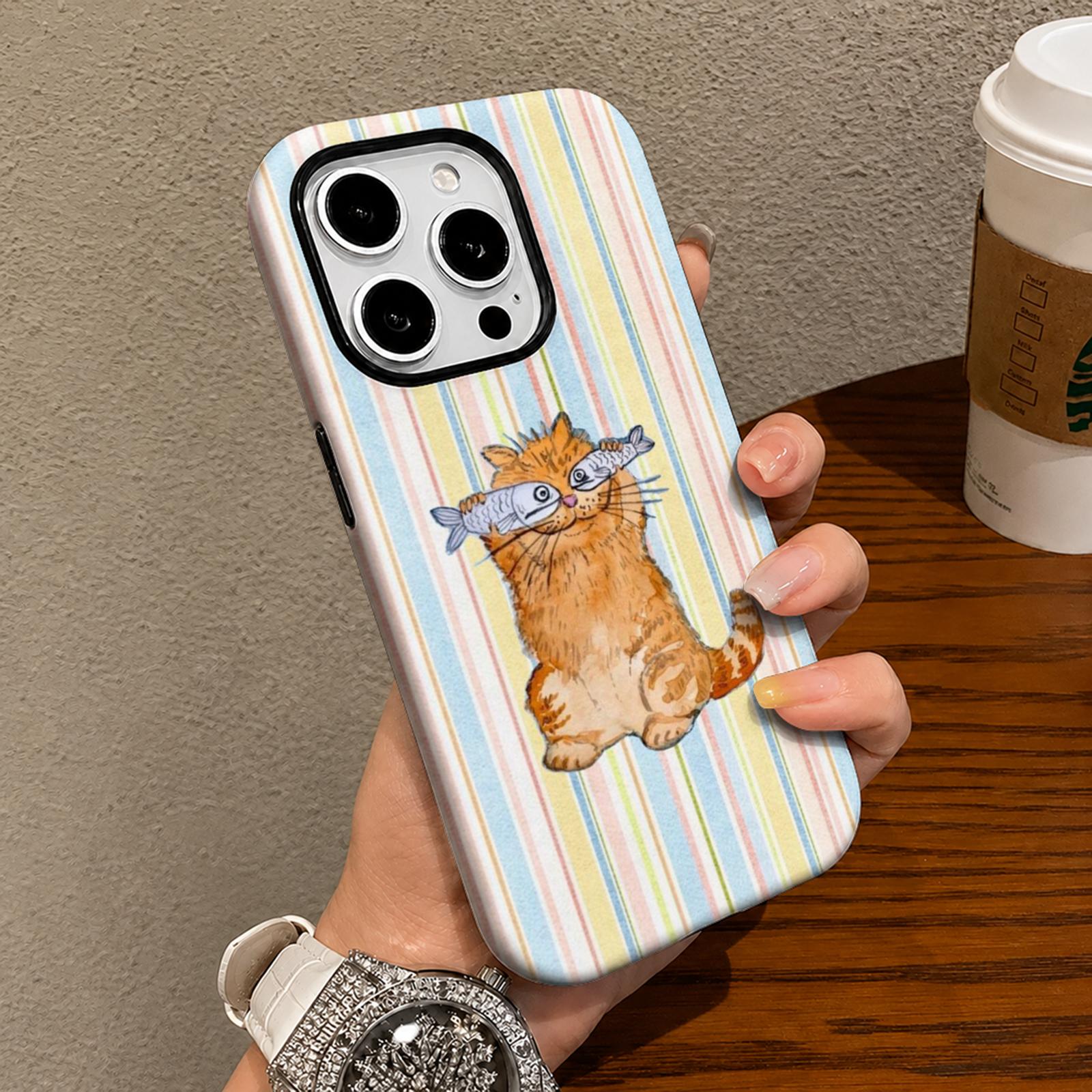 Cute Striped Pattern Phone Cas - đánh giá và giá Phone Cases Cute
