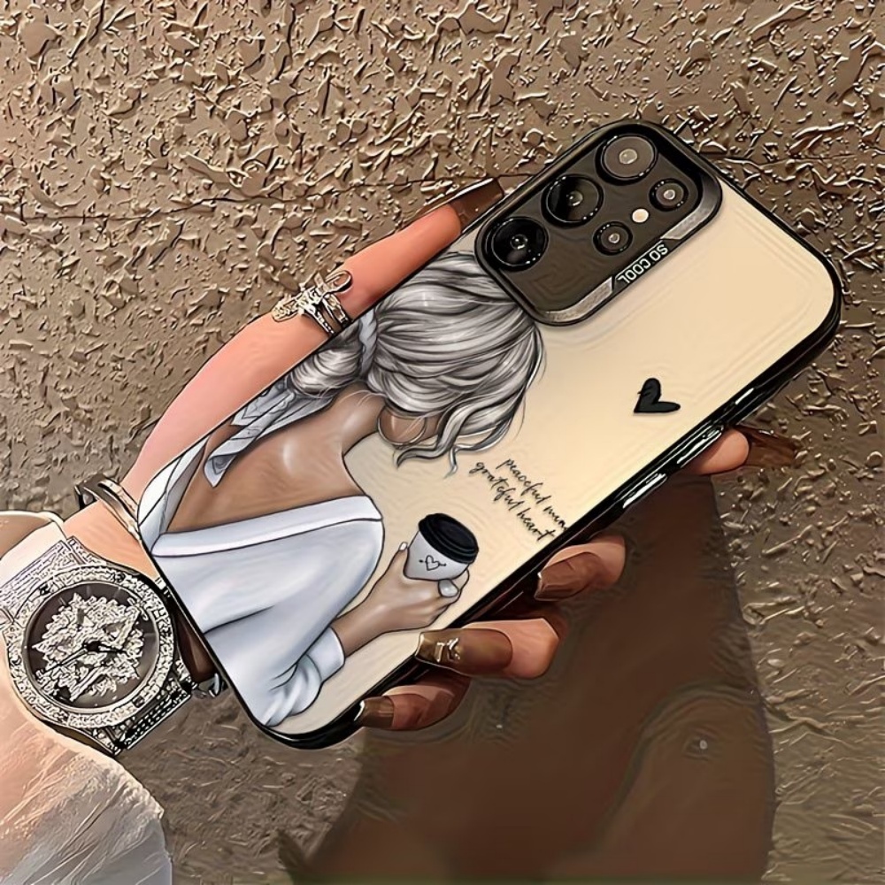 Peaceful Grateful Girl Print P - đánh giá và giá Phone Cases For Girls