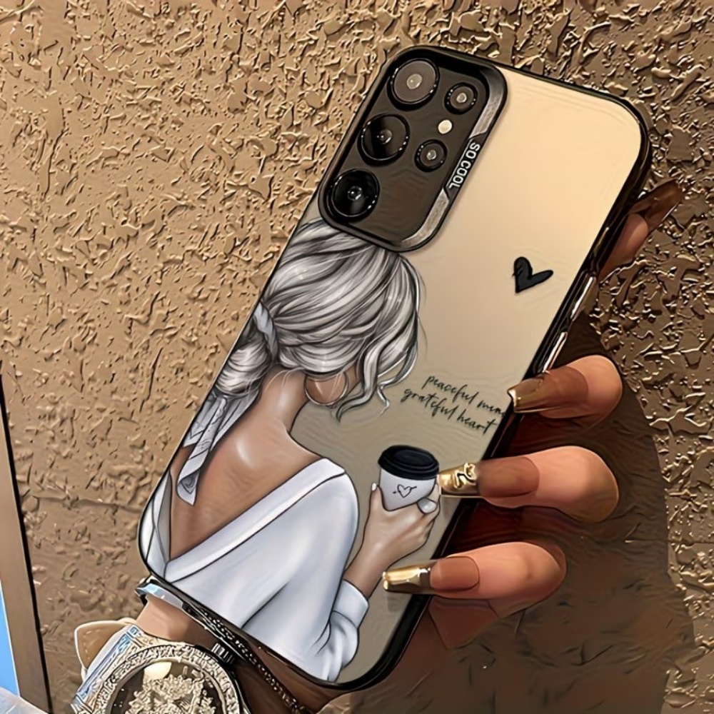 Peaceful Grateful Girl Print P - đánh giá và giá Phone Cases For Girls