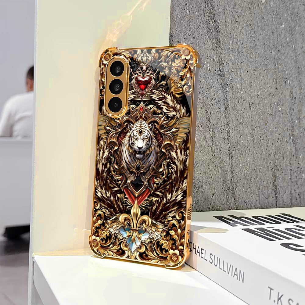 Floral Golden Tiger fashion ph - đánh giá và giá Phone Cases Quad Lock