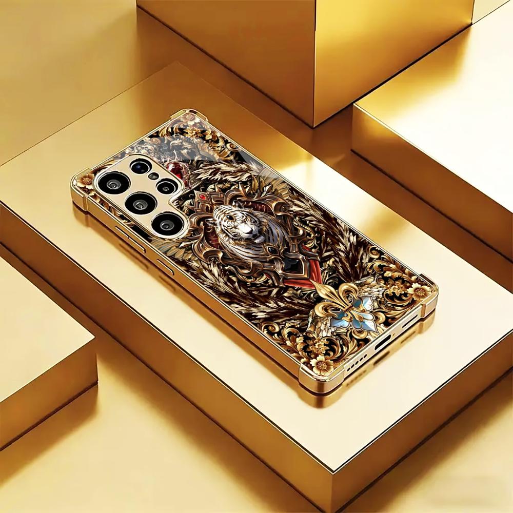 Floral Golden Tiger fashion ph - đánh giá và giá Phone Cases Quad Lock