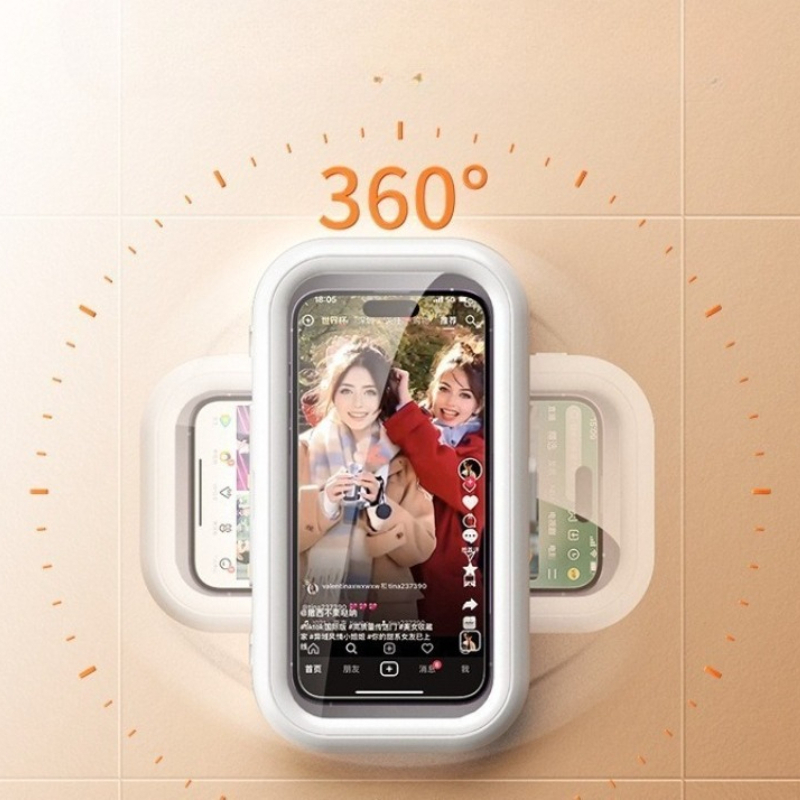 360° Rotation Waterproof Showe - đánh giá và giá Phone Cases Holder