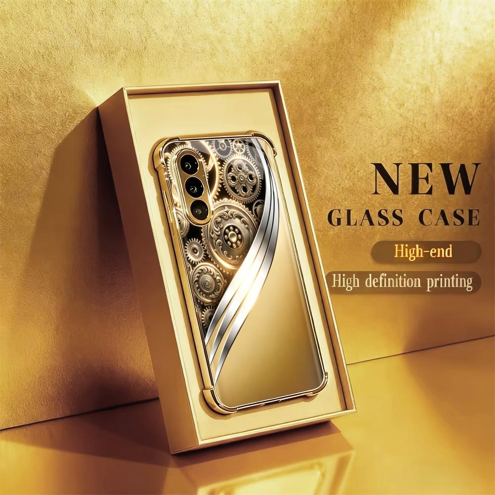 Ornate Vintage Golden Gear pho - đánh giá và giá Phone Cases Quad Lock
