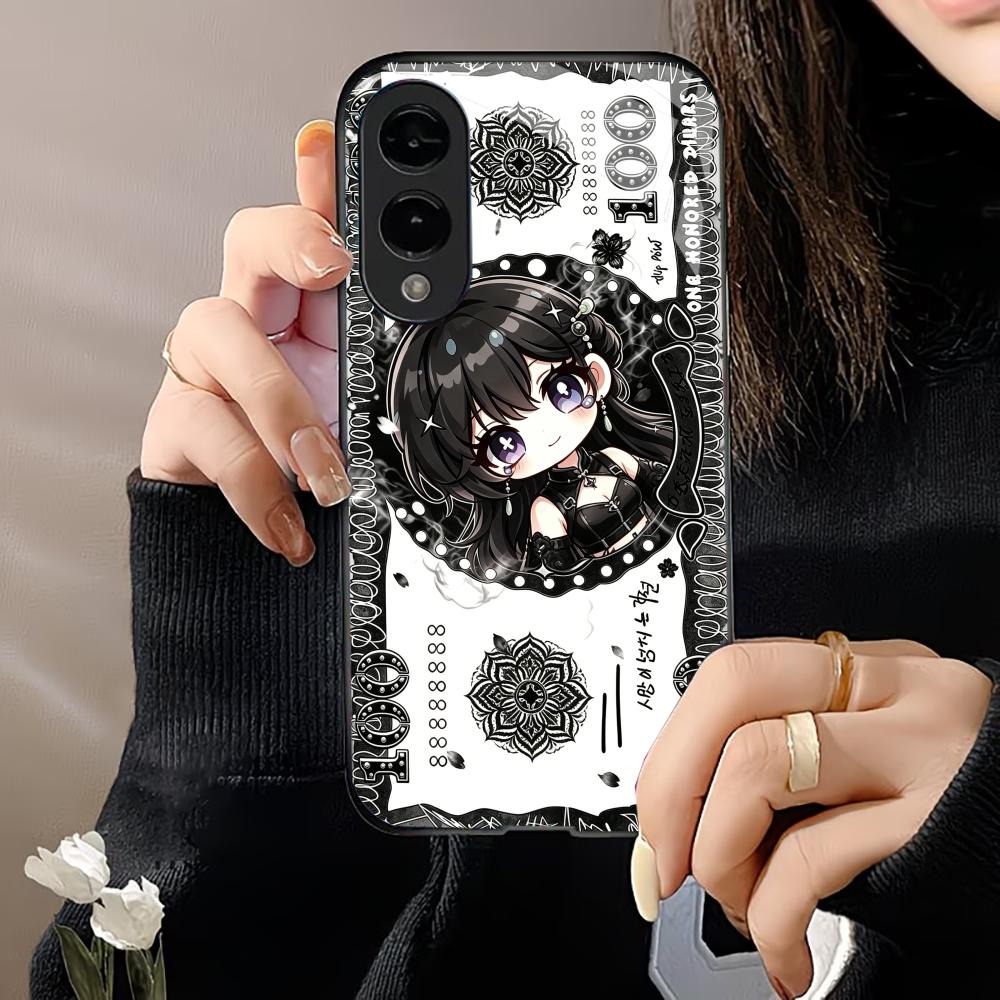 Cartoon girl banknote phone ca - đánh giá và giá Phone Cases Quad Lock