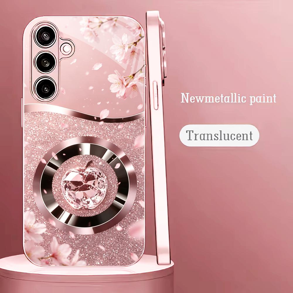 Blossom Glitter Apple Fashion  - đánh giá và giá Phone Cases Quad Lock