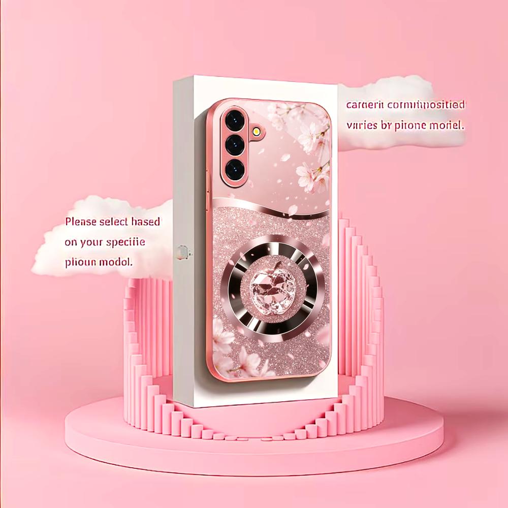 Blossom Glitter Apple Fashion  - đánh giá và giá Phone Cases Quad Lock