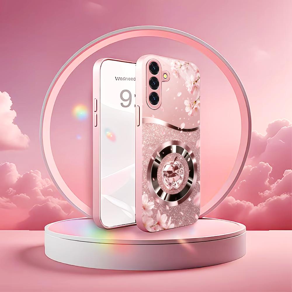 Blossom Glitter Apple Fashion  - đánh giá và giá Phone Cases Quad Lock