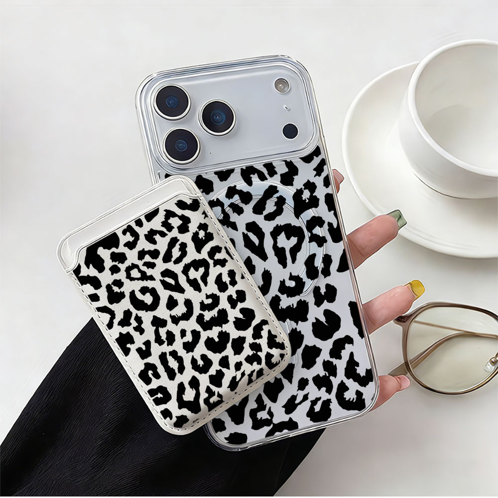 Black Leopard Print For Magsaf - đánh giá và giá Phone Cases With Card Holder