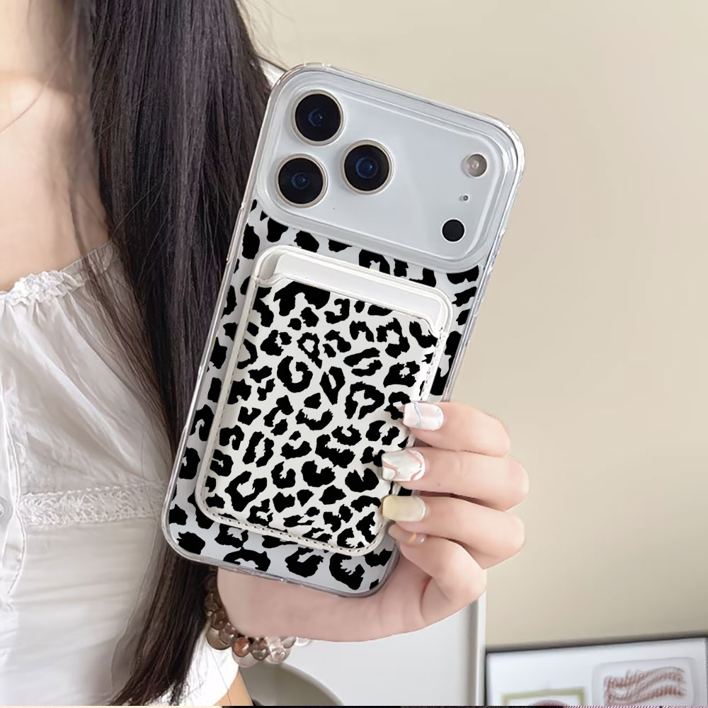 Black Leopard Print For Magsaf - đánh giá và giá Phone Cases With Card Holder