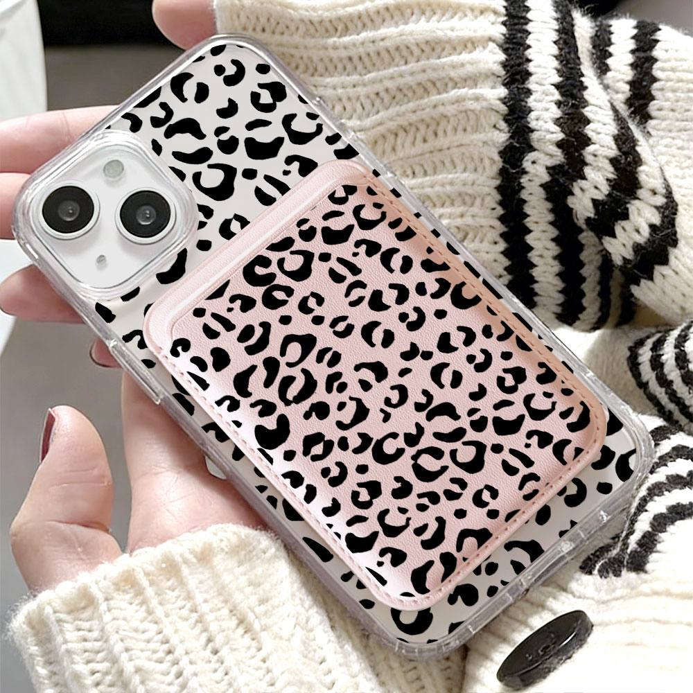 Black Leopard Print For Magsaf - đánh giá và giá Phone Cases With Card Holder