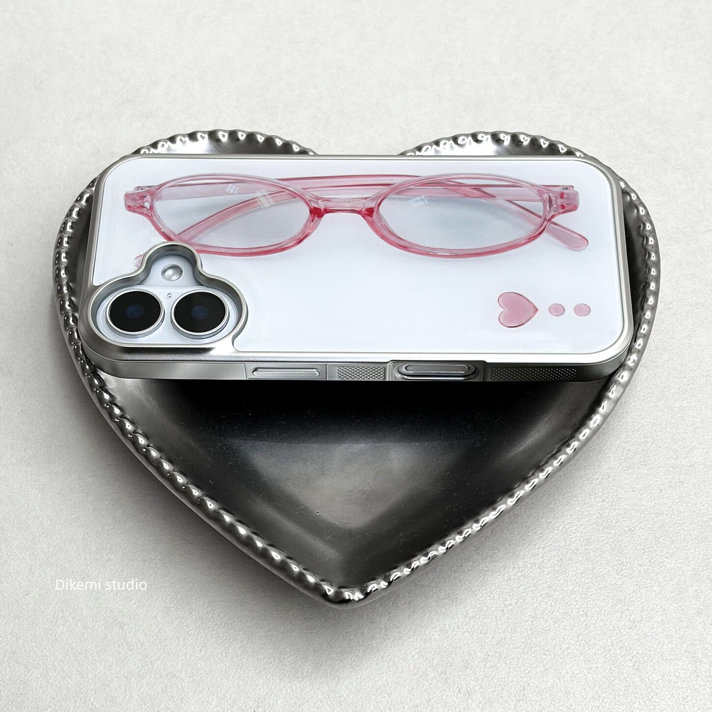 Korean ins Girl Heart Pink Gla - đánh giá và giá Phone Cases For Girls