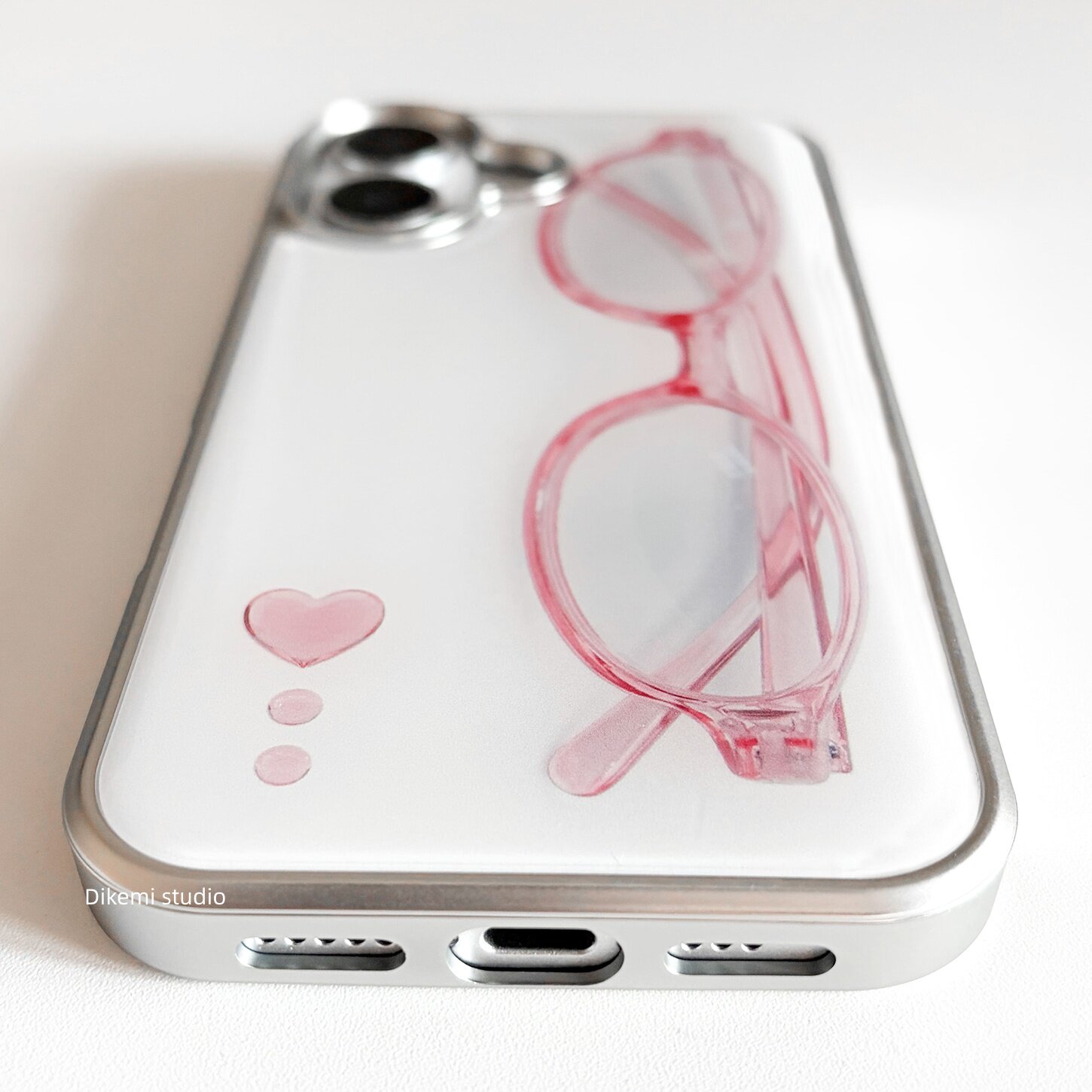 Korean ins Girl Heart Pink Gla - đánh giá và giá Phone Cases For Girls
