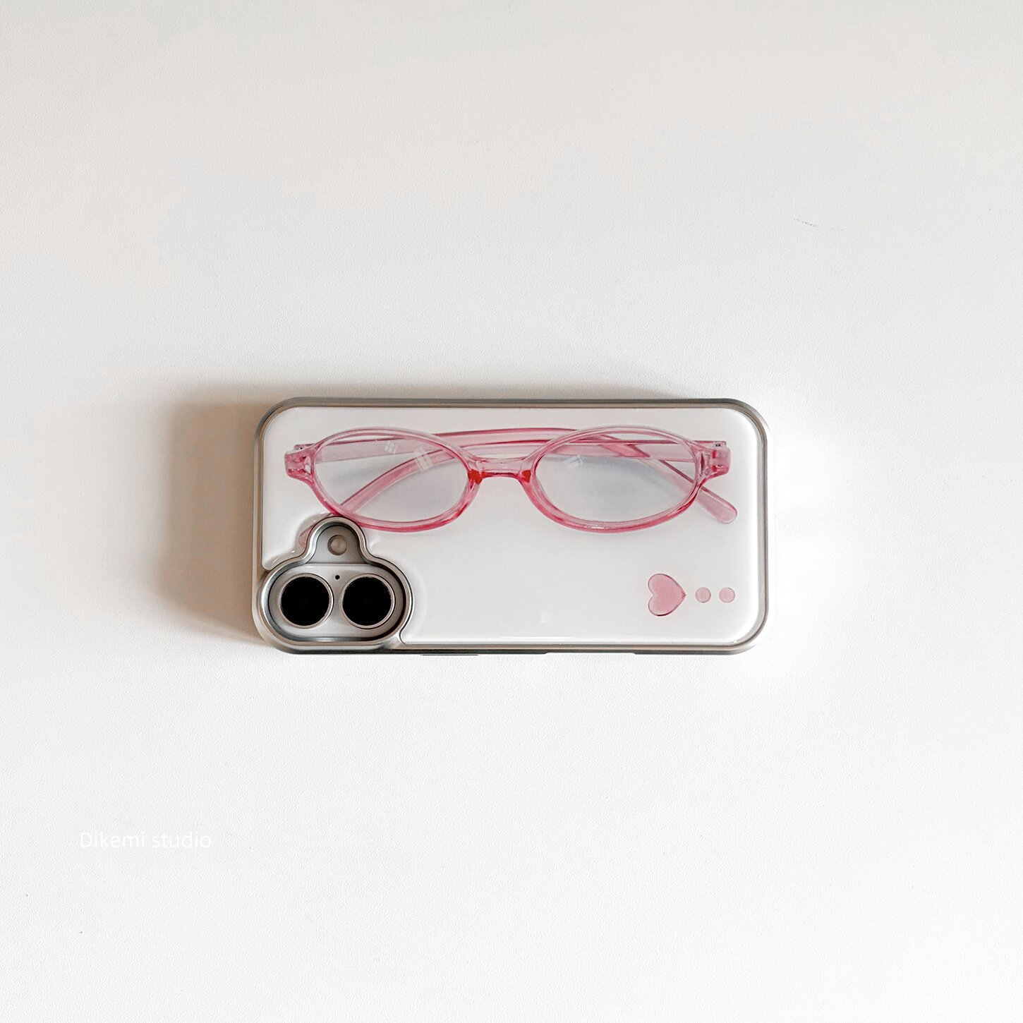 Korean ins Girl Heart Pink Gla - đánh giá và giá Phone Cases For Girls