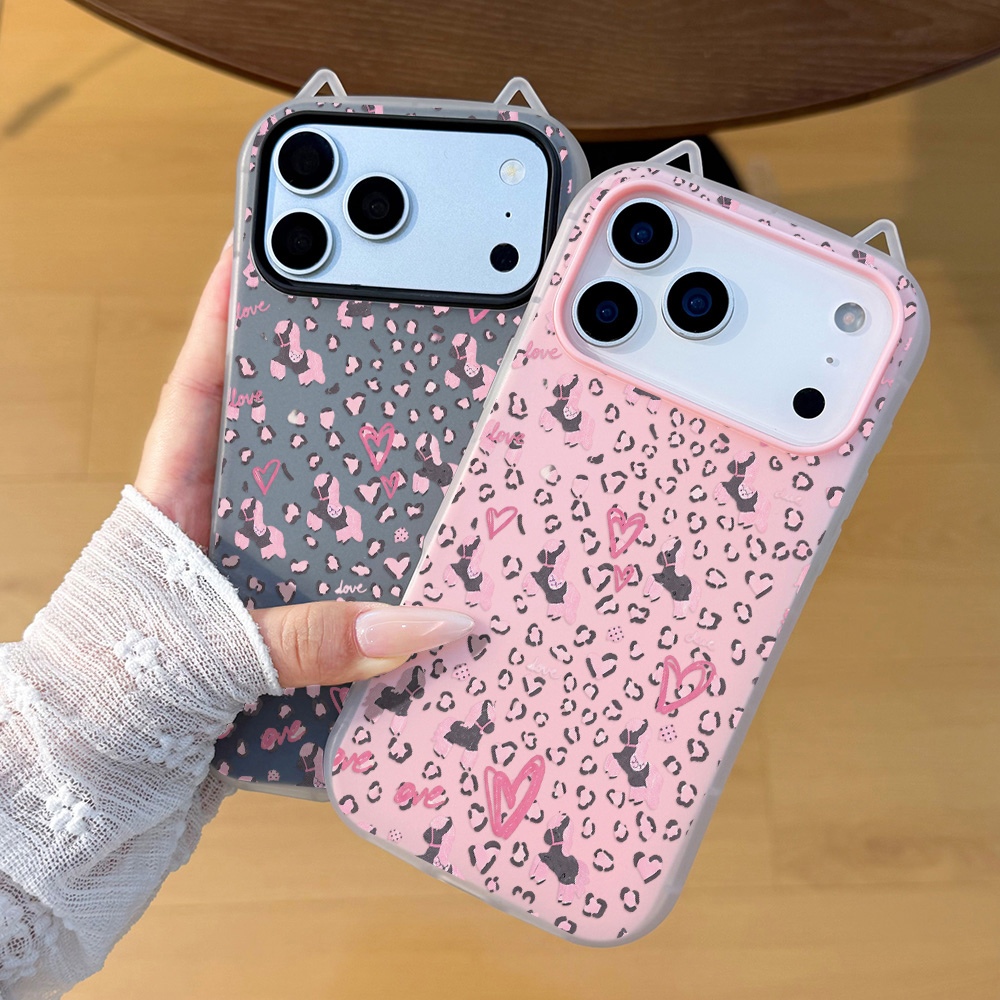 Pink Leopard Print TPU Phone C - đánh giá và giá Phone Cases Junk