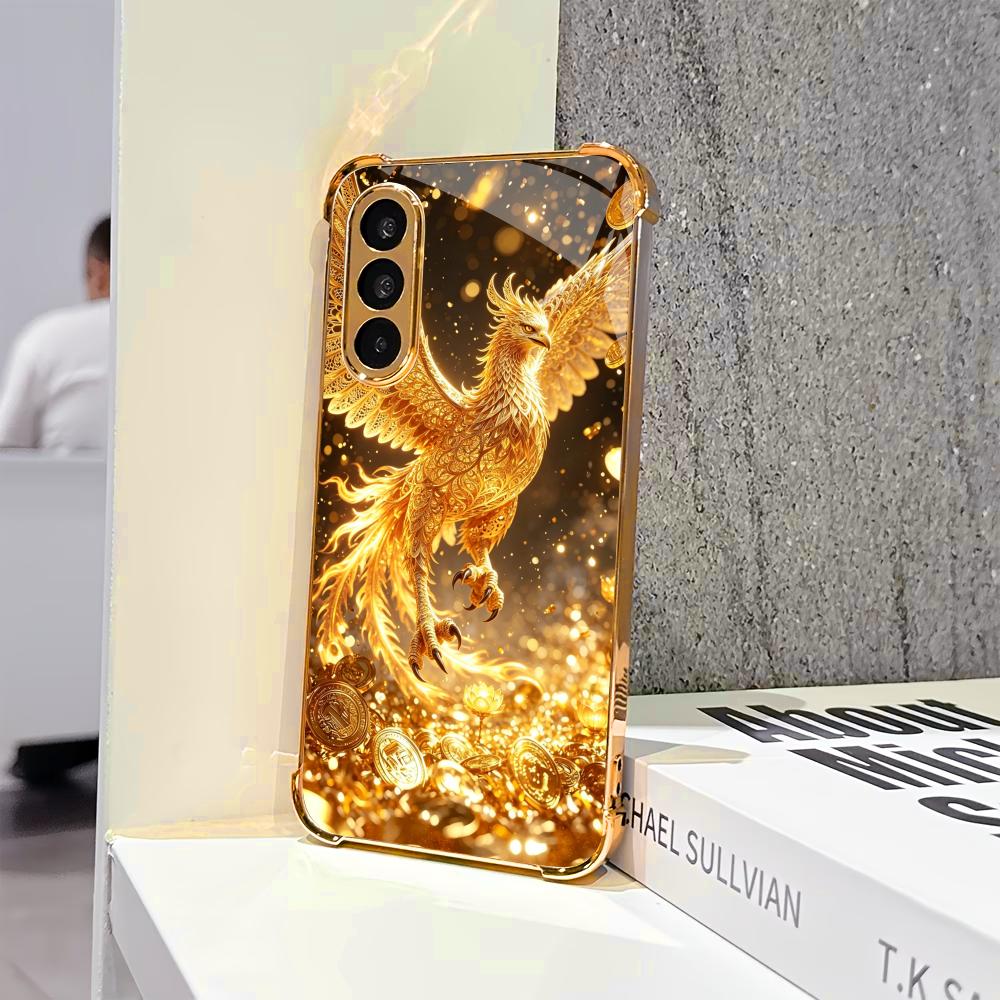 Luxurious Golden Bird phone ca - đánh giá và giá Phone Cases Quad Lock