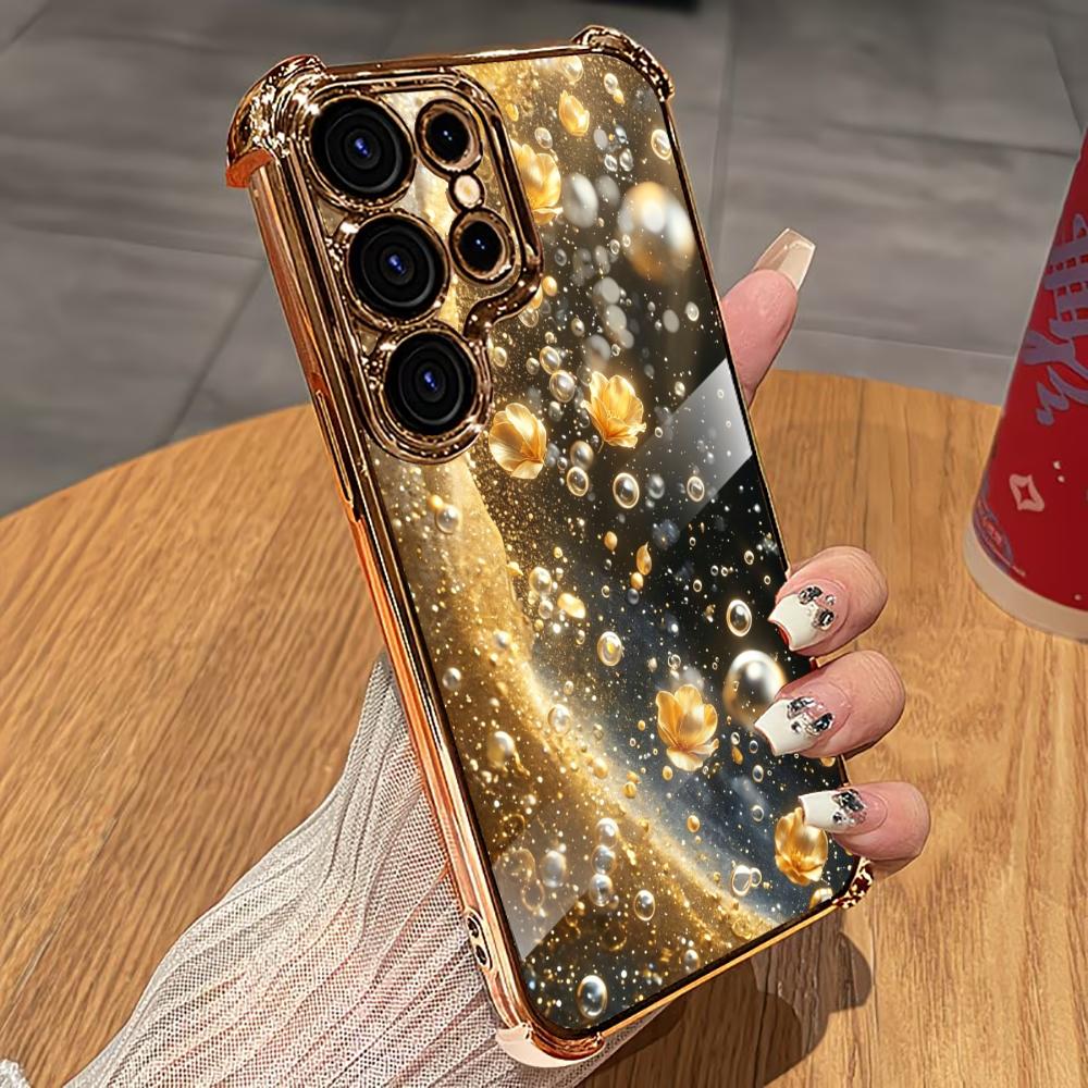 Premium Golden Flower phone ca - đánh giá và giá Phone Cases Quad Lock