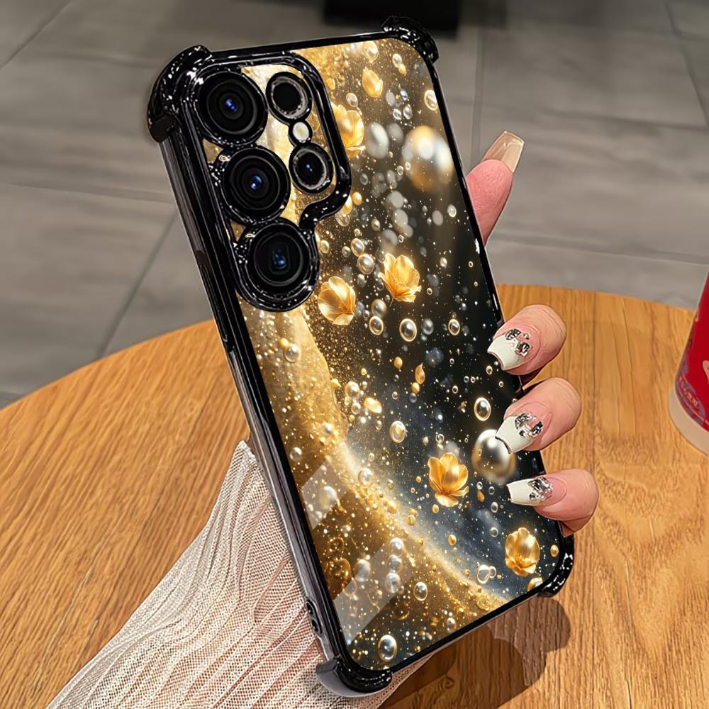 Premium Golden Flower phone ca - đánh giá và giá Phone Cases Quad Lock