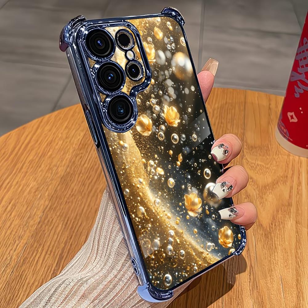 Premium Golden Flower phone ca - đánh giá và giá Phone Cases Quad Lock