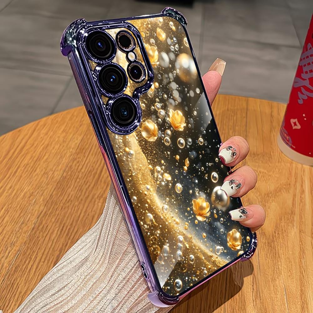 Premium Golden Flower phone ca - đánh giá và giá Phone Cases Quad Lock